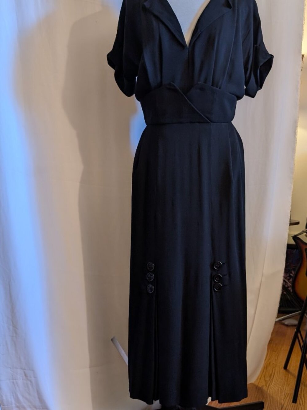 Gorgeous Vintage Christian Dior Dress, it's a feat of construction!